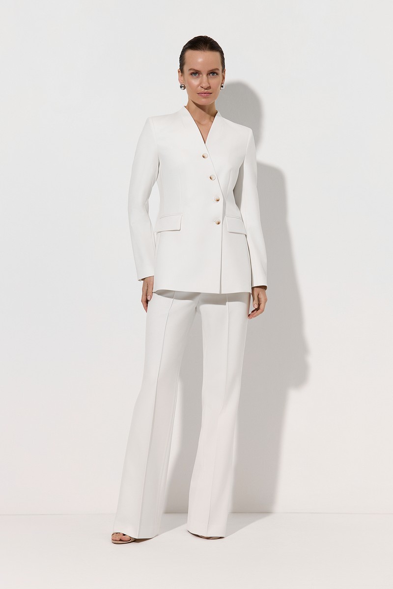 Брюки VASSA&Co, пол женский, цвет белый