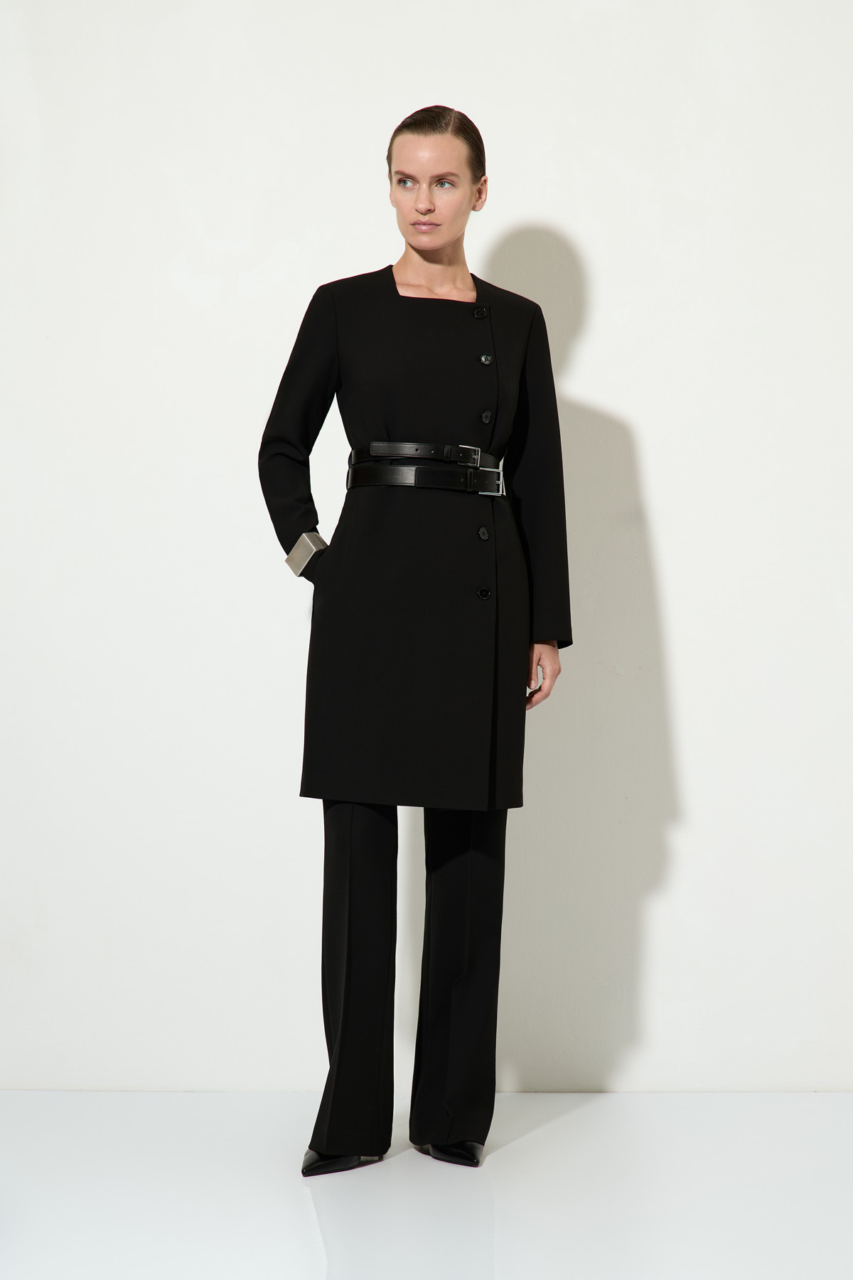 Платье VASSA&Co, пол женский, цвет черный