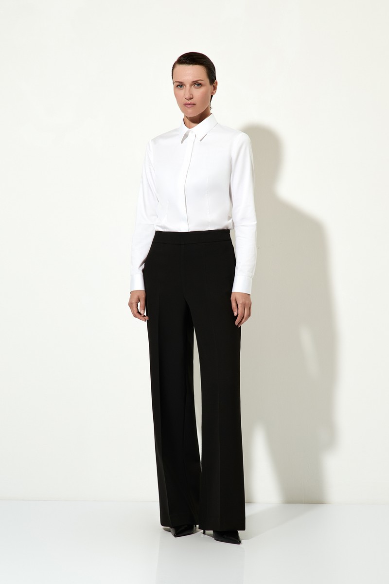 Брюки VASSA&Co, пол женский, цвет черный