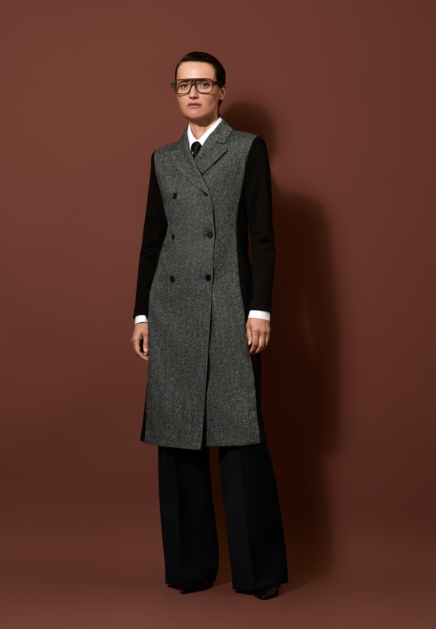 Платье-пальто VASSA&Co, пол женский, цвет серый