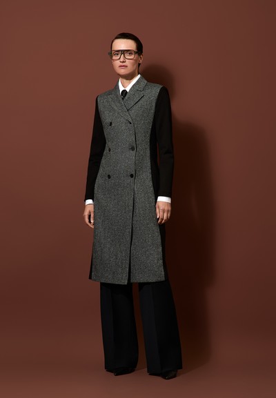 Платье-пальто VASSA&Co, пол женский, цвет серый