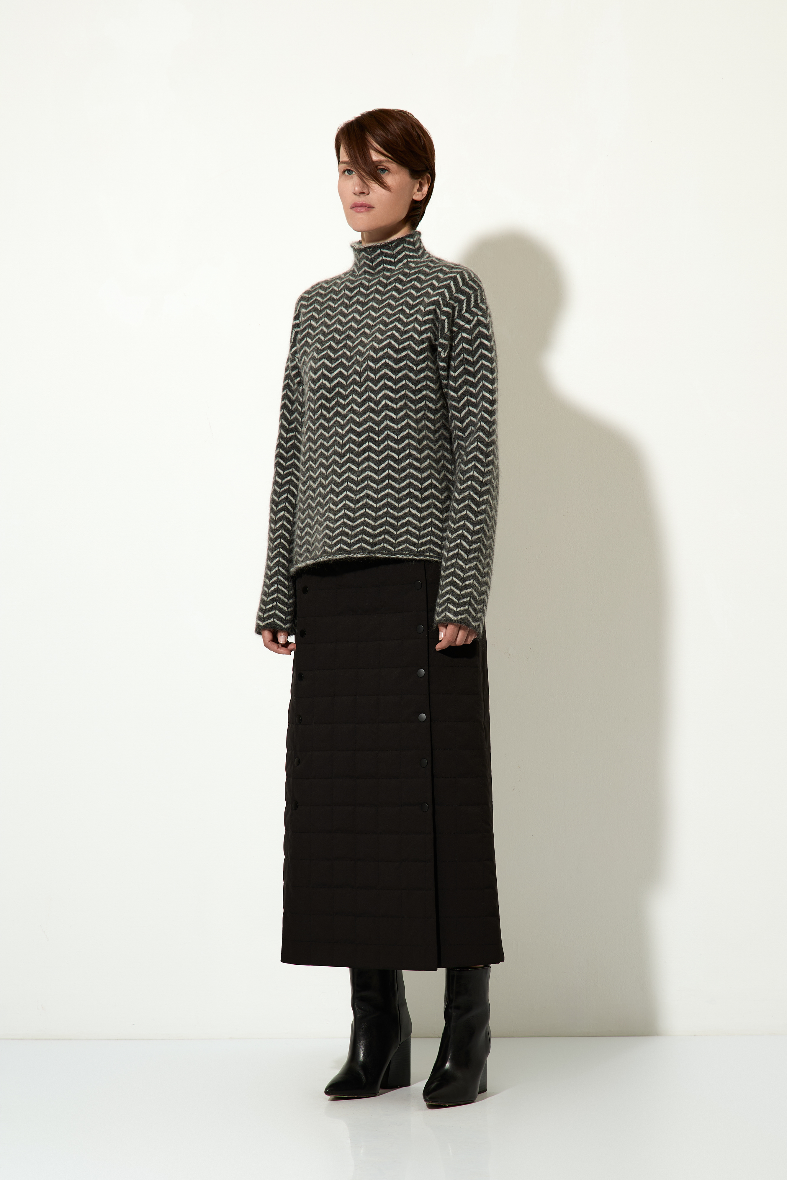 Юбка VASSA CODE, пол женский, цвет черный