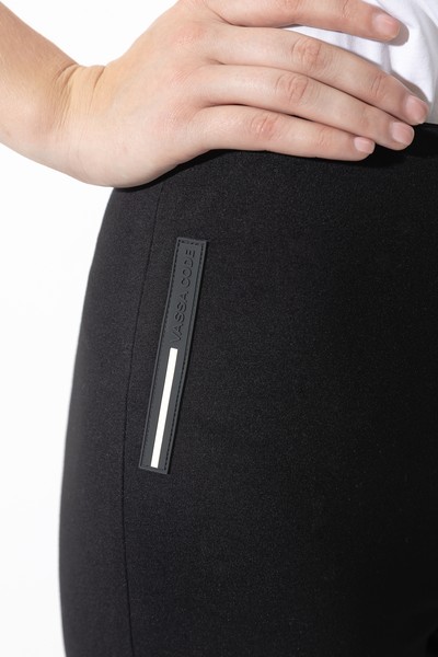 Леггинсы VASSA CODE, пол женский, цвет черный, фото №5