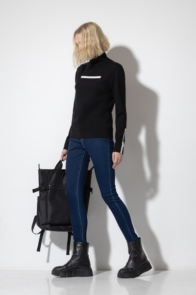 Джинсы Skinny Mid Rise VASSA CODE, пол женский, цвет синий, фото №2