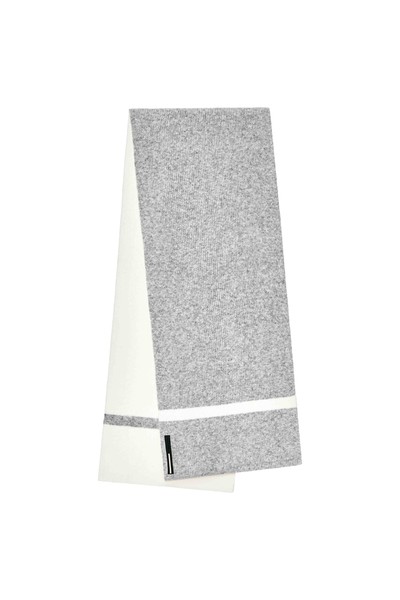 Шарф с контрастным принтом VASSA CODE, пол женский, цвет серый, фото №2