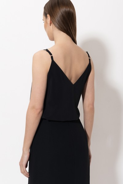 Базовая блузка VASSA&Co, пол женский, цвет черный, фото №6