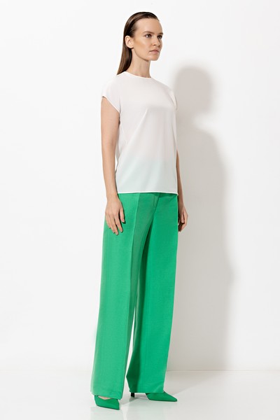 Блузка VASSA&Co, пол женский, цвет белый, фото №3