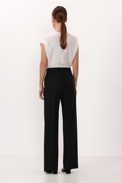 Брюки VASSA&Co, пол женский, цвет черный, фото №2