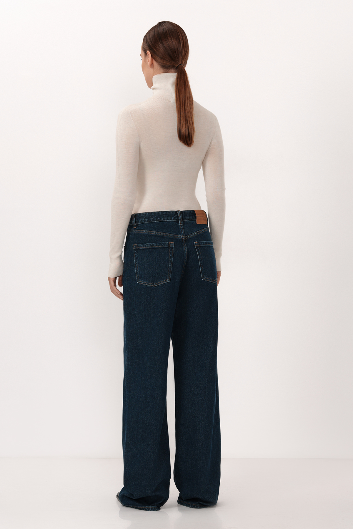 Джинсы Wide Leg VASSA CODE, пол женский, цвет синий, фото №5