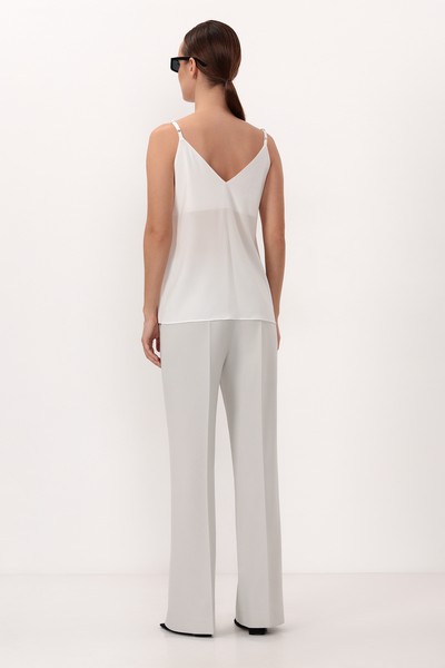 Базовый топ VASSA&Co, пол женский, цвет белый, фото №2