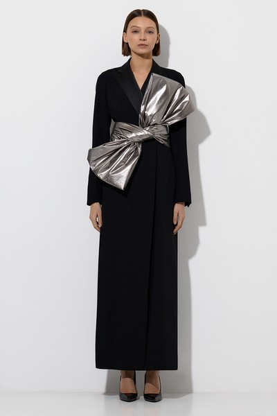 Пояс-бант VASSA&Co, пол женский, цвет серый, фото №2