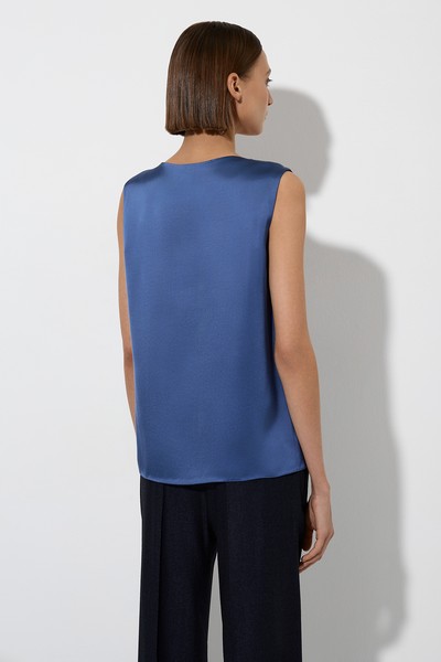 Блузка VASSA&Co, пол женский, цвет синий, фото №5