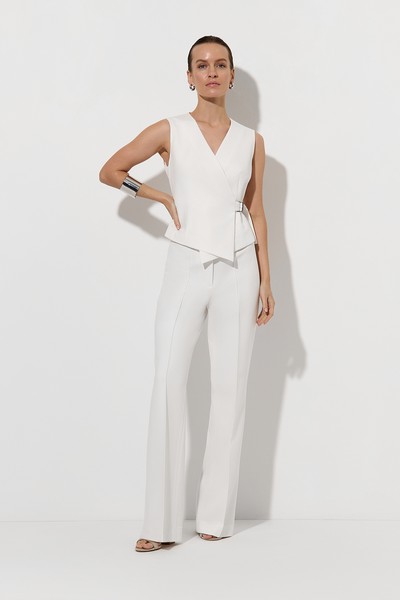 Брюки VASSA&Co, пол женский, цвет белый, фото №4