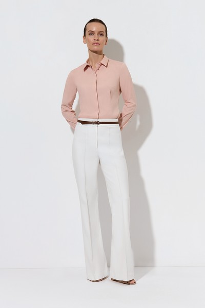 Брюки VASSA&Co, пол женский, цвет белый, фото №6