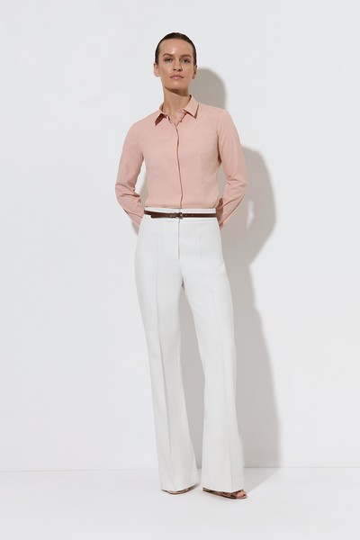 Рубашка VASSA&Co, пол женский, цвет бежевый, фото №4