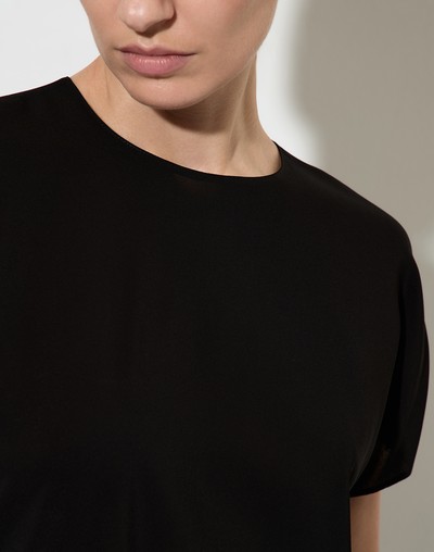 Базовый топ VASSA&Co, пол женский, цвет черный, фото №4