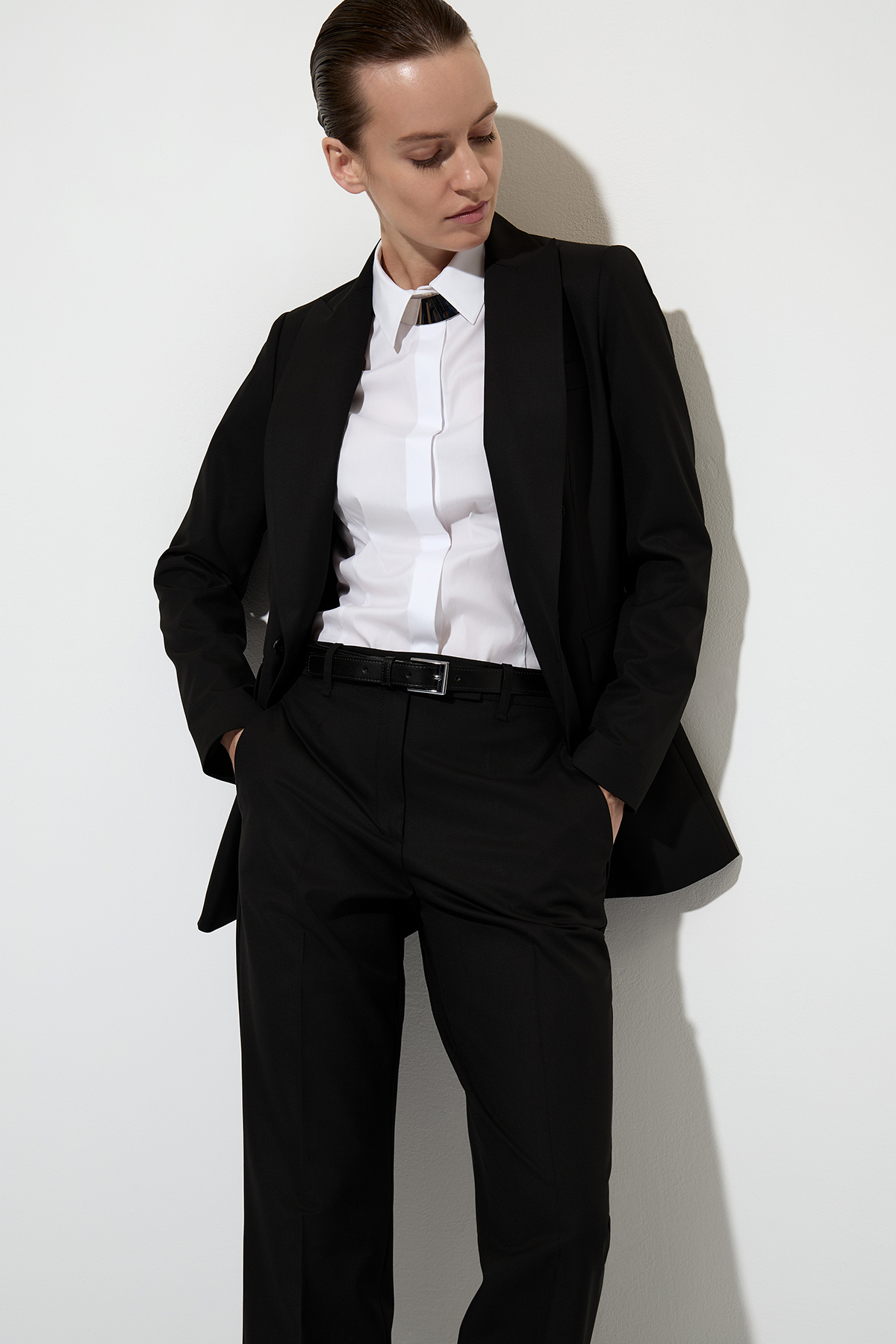 Рубашка VASSA&Co, пол женский, цвет белый, фото №3