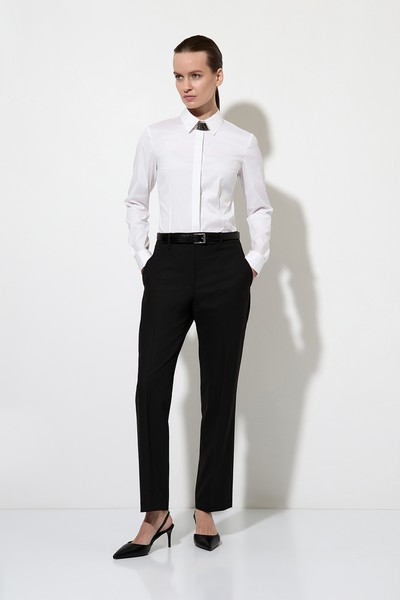 Рубашка VASSA&Co, пол женский, цвет белый, фото №4