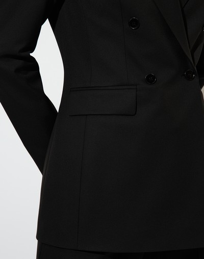 Двубортный базовый жакет VASSA&Co, пол женский, цвет черный, фото №4