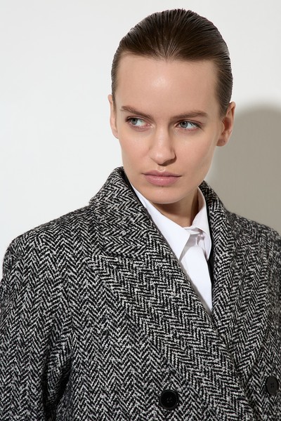 Пальто VASSA&Co, пол женский, цвет черный, фото №3