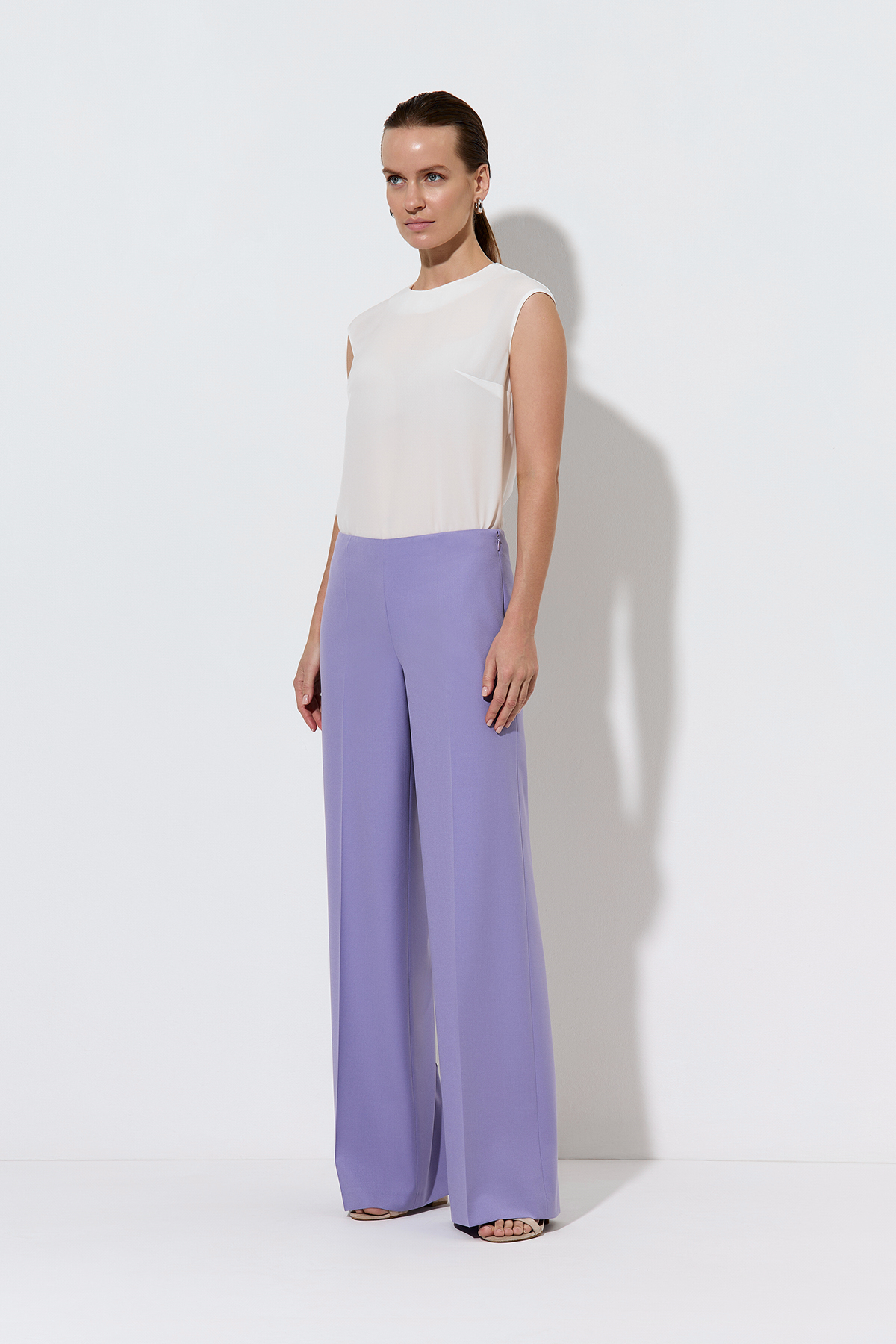 Базовый топ VASSA&Co, пол женский, цвет белый, фото №3