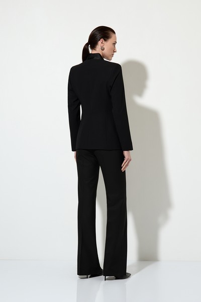 Жакет с завязкой на талии VASSA&Co, пол женский, цвет черный, фото №7