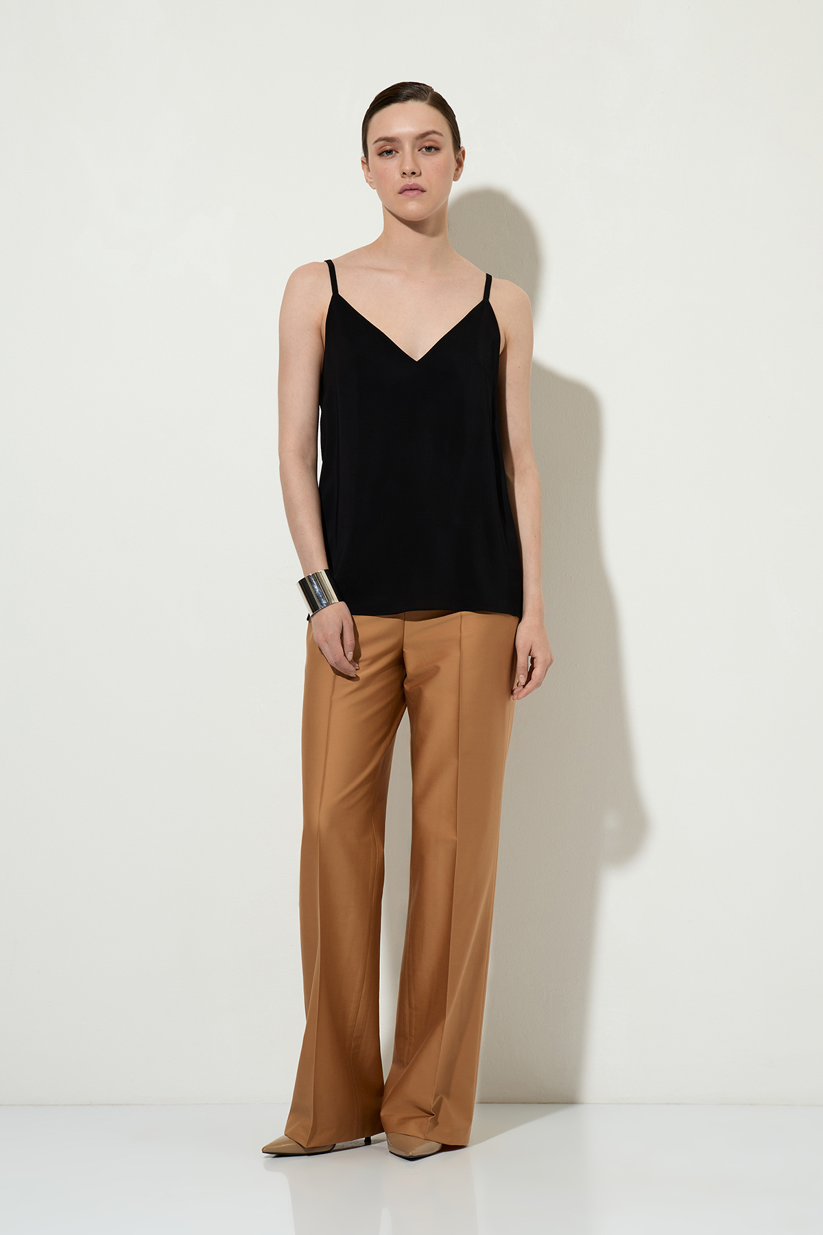 Базовый топ VASSA&Co, пол женский, цвет черный, фото №2