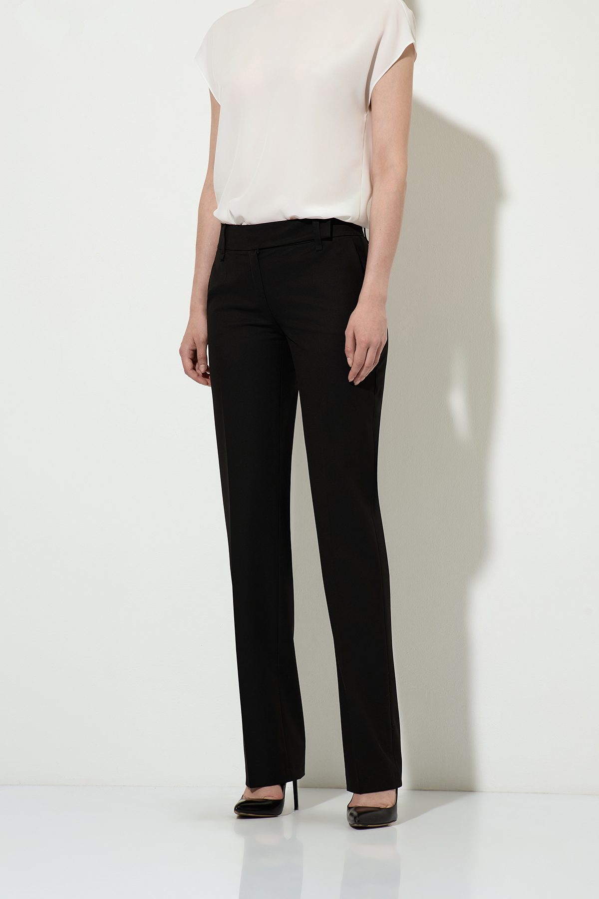 Брюки VASSA&Co, пол женский, цвет черный, фото №7