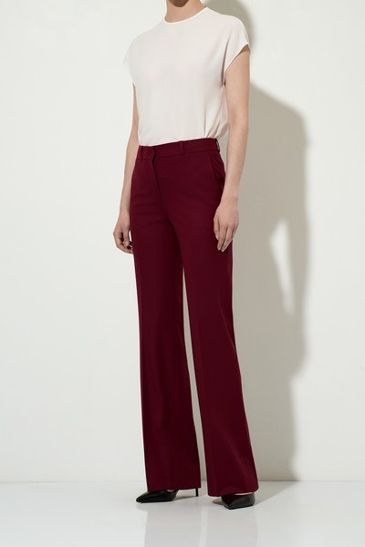 Брюки VASSA&Co, пол женский, цвет красный, фото №4