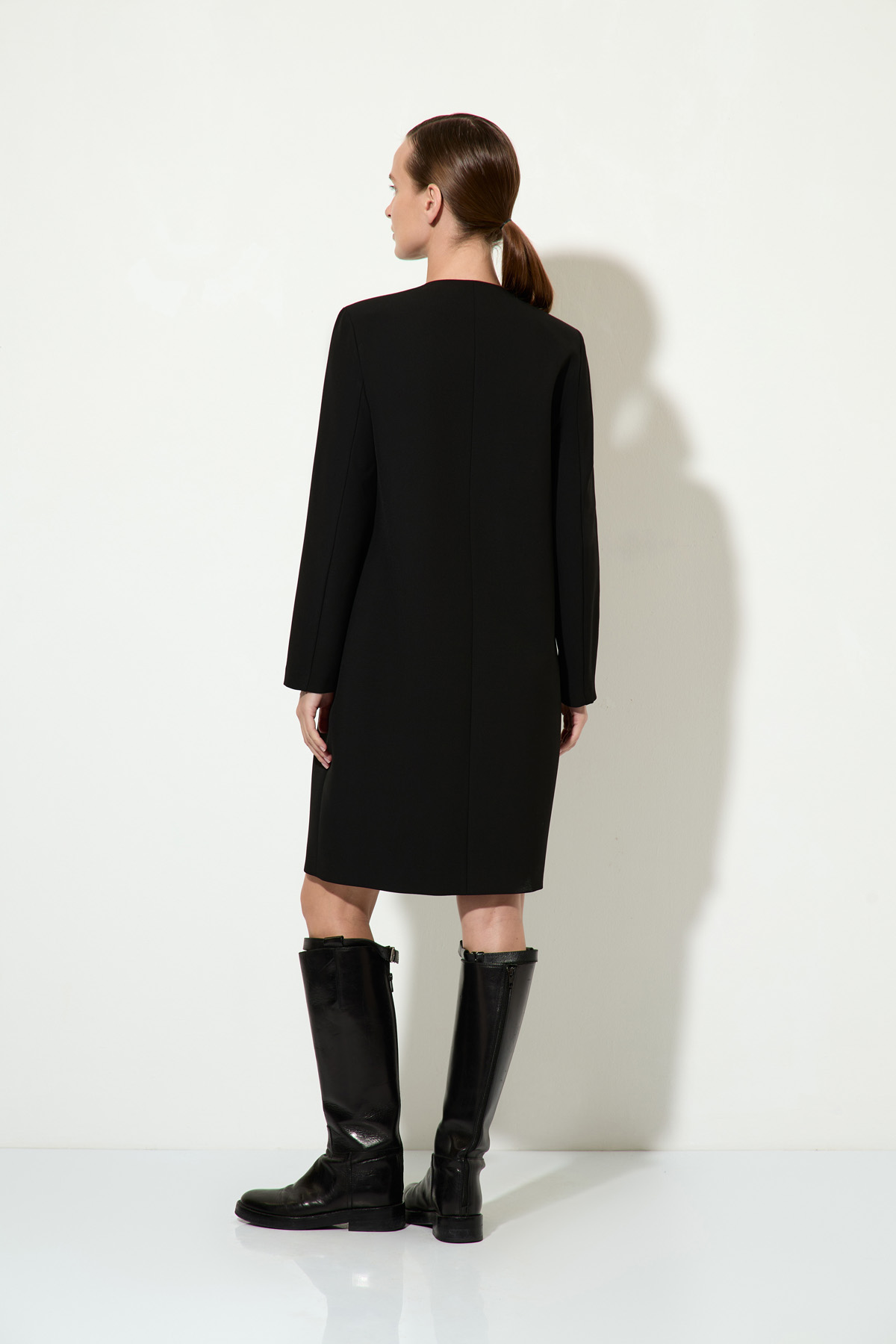 Платье VASSA&Co, пол женский, цвет черный, фото №3