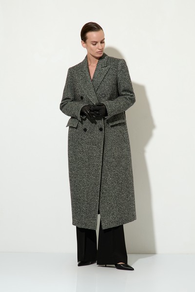 Пальто со съемной деталью VASSA&Co, пол женский, цвет черный, фото №5