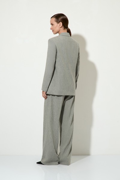 Двубортный жакет VASSA&Co, пол женский, цвет серый, фото №13