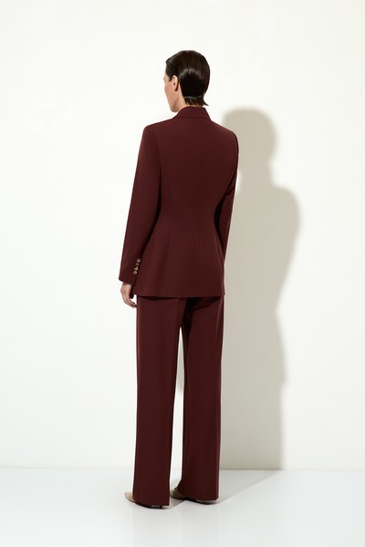 Жакет приталенного силуэта VASSA&Co, пол женский, цвет коричневый, фото №4