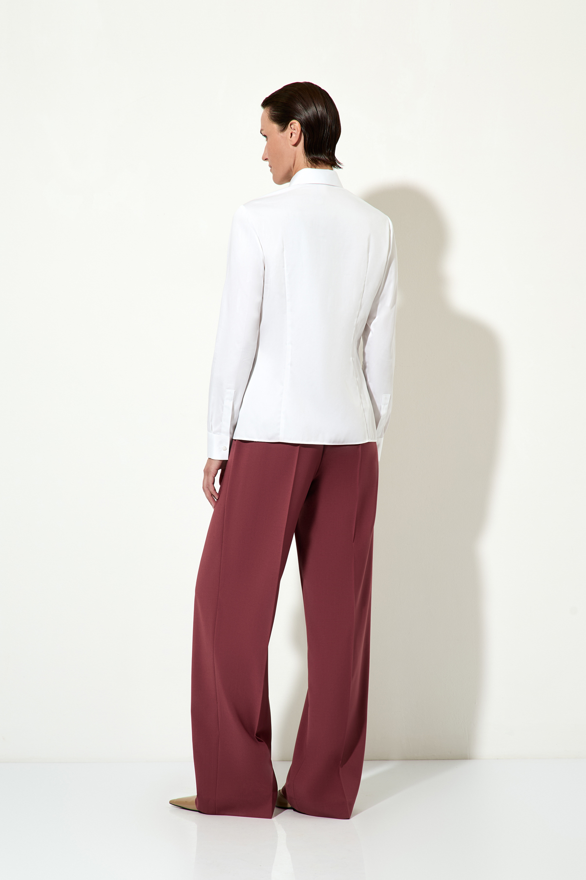 Блузка хлопковая VASSA&Co, пол женский, цвет белый, фото №3