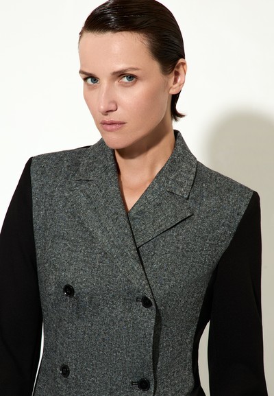 Платье-пальто VASSA&Co, пол женский, цвет серый, фото №2