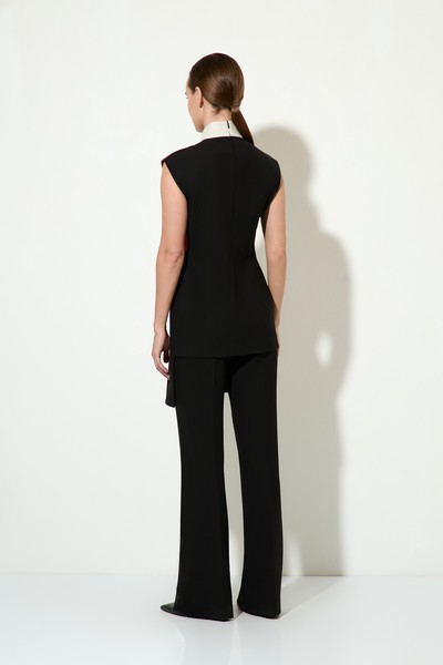 Жилет в стиле colorblock VASSA&Co, пол женский, цвет красный, фото №3