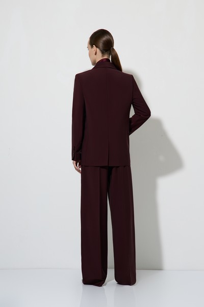 Жакет двубортный VASSA&Co, пол женский, цвет бордовый, фото №7