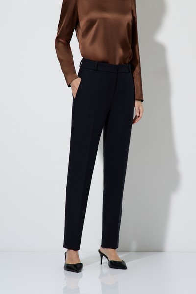 Брюки зауженные VASSA&Co, пол женский, цвет синий, фото №3