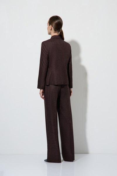 Жакет укороченный VASSA&Co, пол женский, цвет бордовый, фото №3