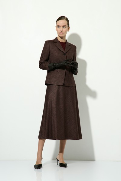 Жакет укороченный VASSA&Co, пол женский, цвет бордовый, фото №4