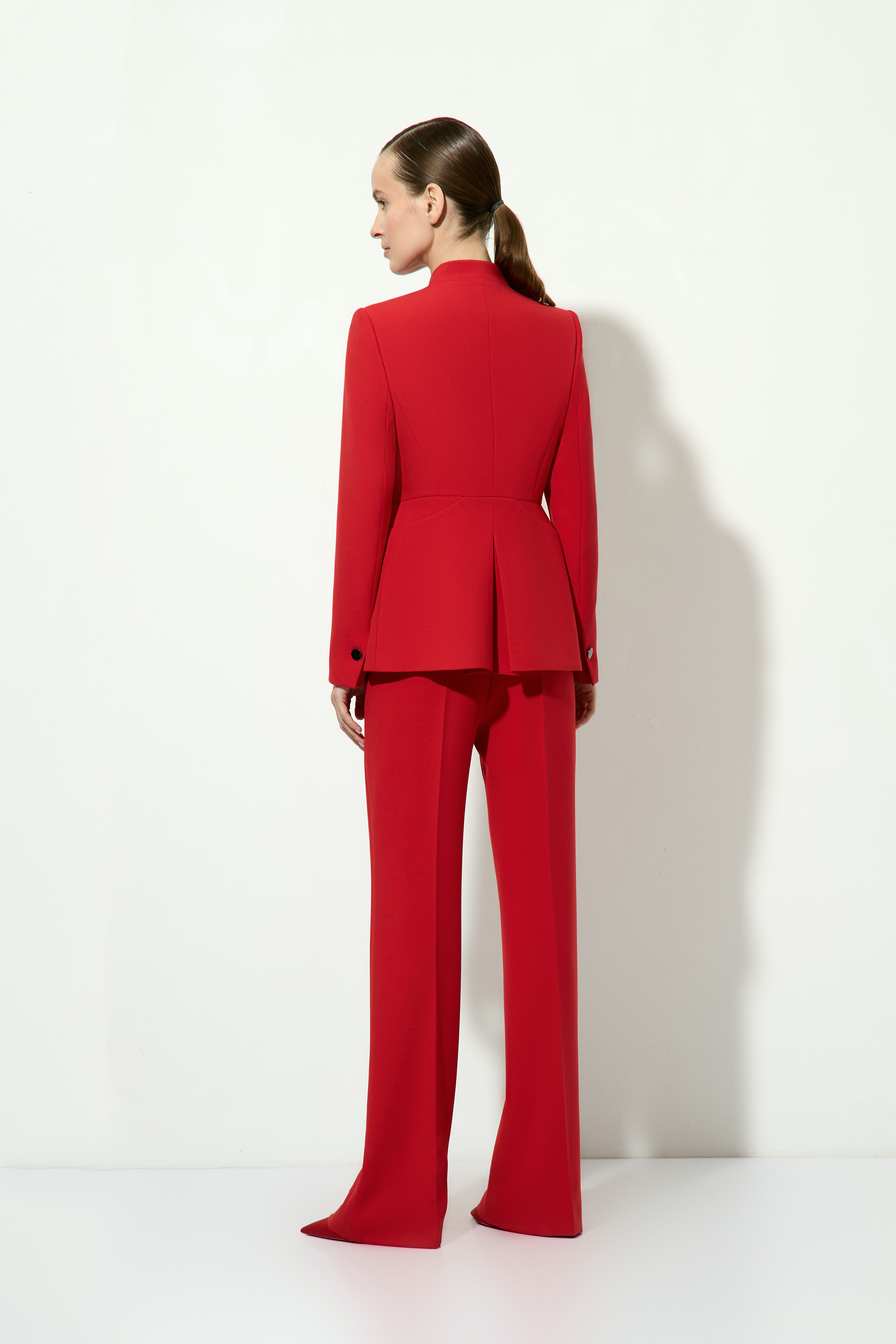Жакет женский приталенный VASSA&Co, пол женский, цвет красный, фото №4