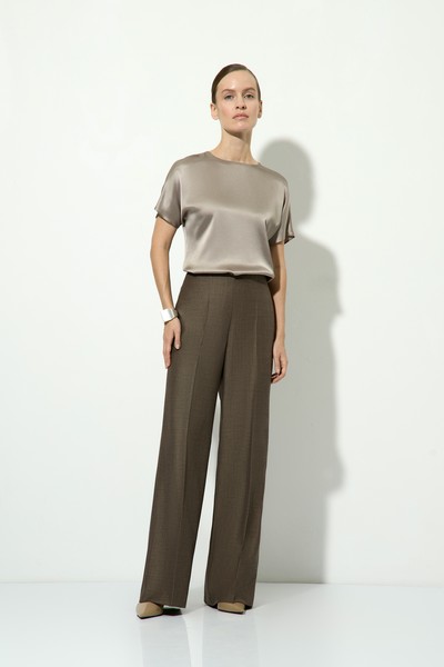 Блузка VASSA&Co, пол женский, цвет серый, фото №2