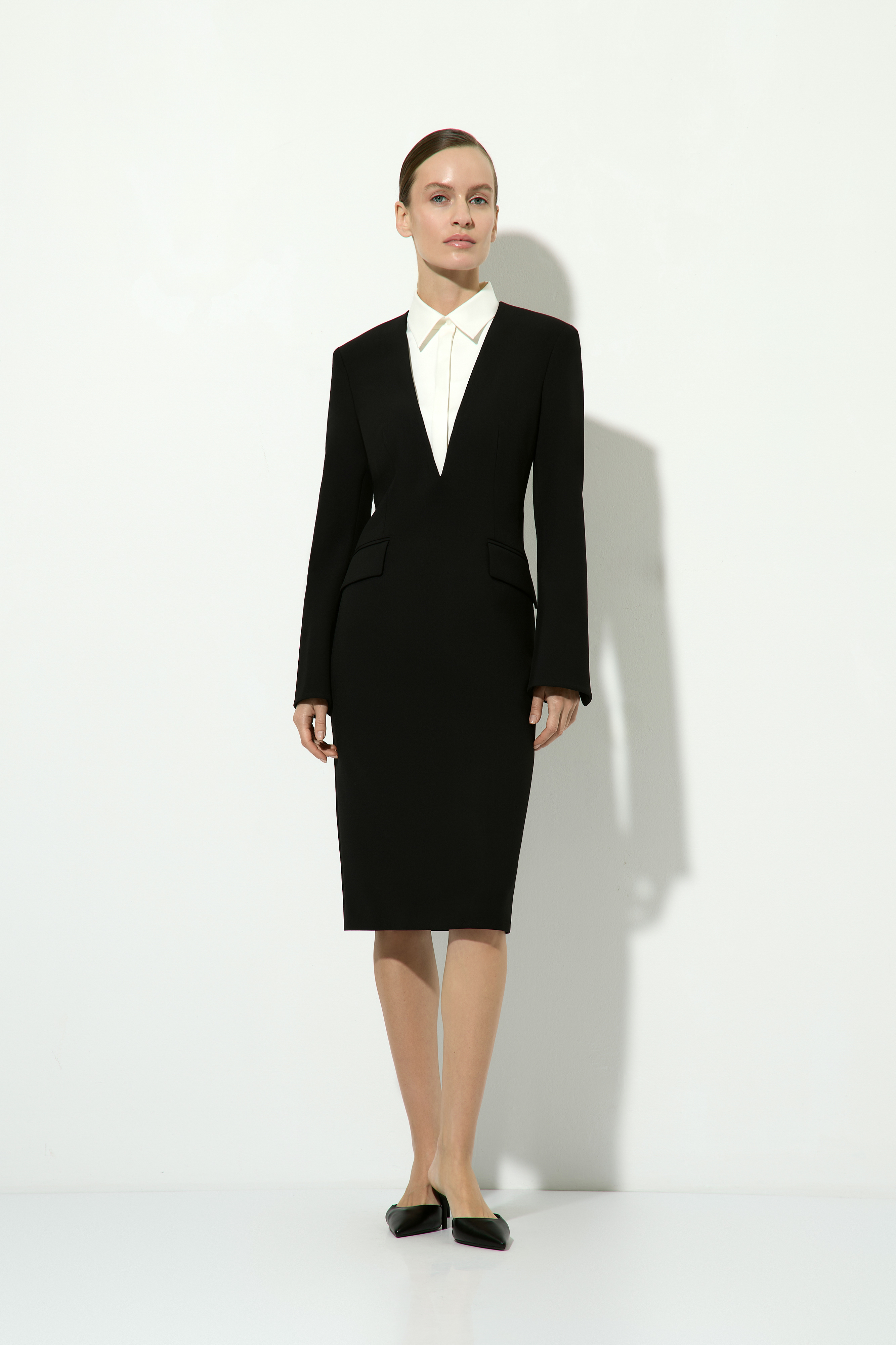 Платье-жакет VASSA&Co, пол женский, цвет черный, фото №2