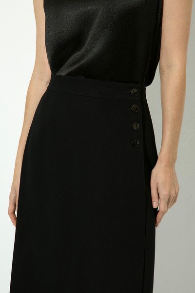 Юбка-карандаш VASSA&Co, пол женский, цвет черный, фото №3