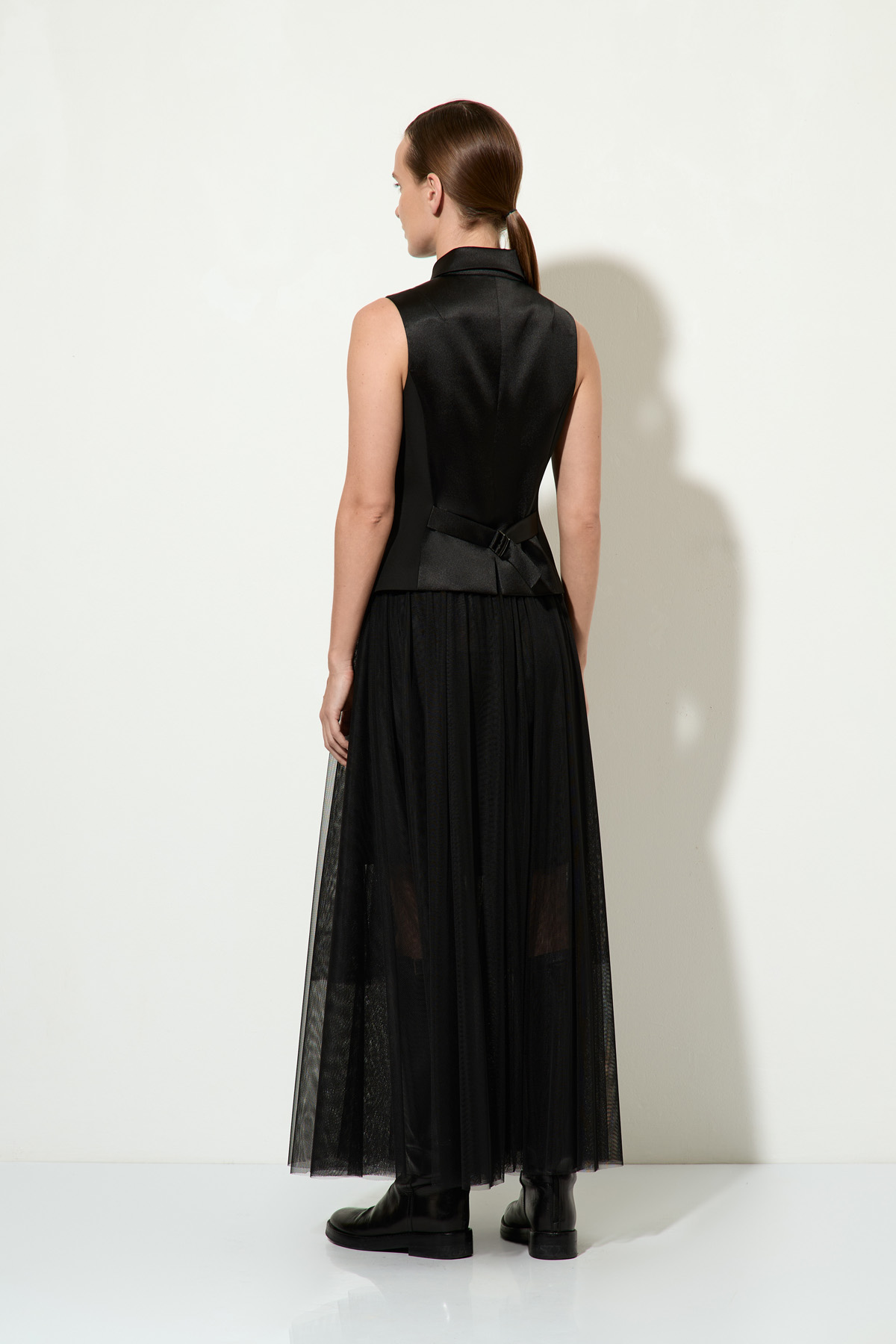 Юбка-макси VASSA&Co, пол женский, цвет черный, фото №4