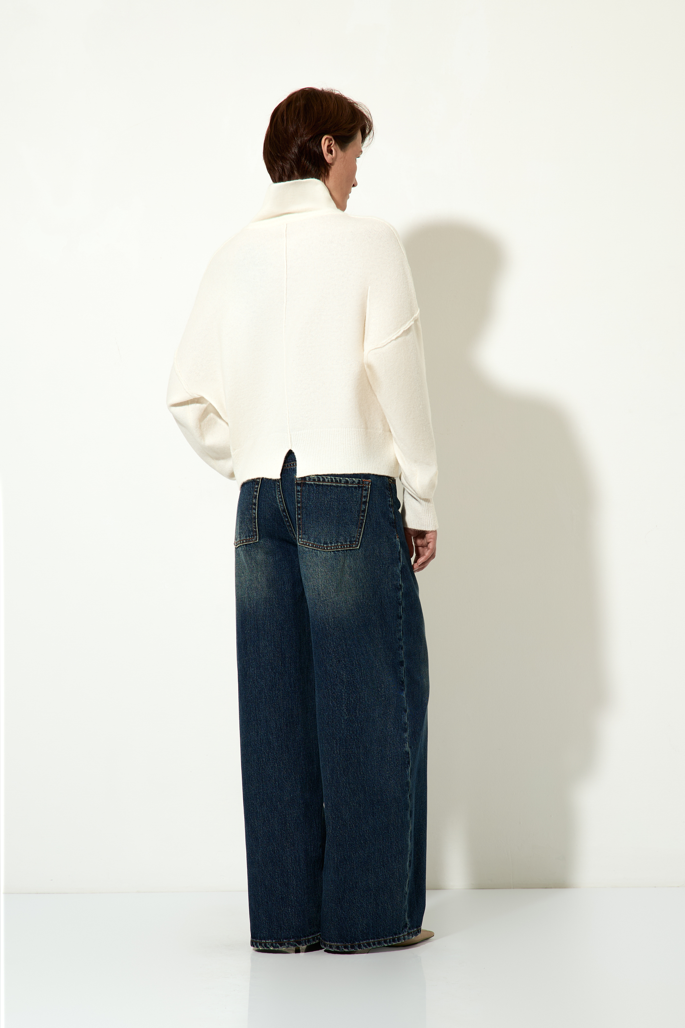 Джемпер женский VASSA CODE, пол женский, цвет белый, фото №3