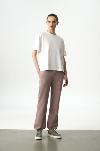 Брюки спортивные VASSA CODE, пол женский, цвет сиреневый, фото №3