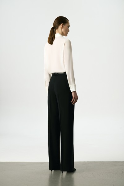 Брюки со стрелками VASSA&Co, пол женский, цвет черный, фото №5