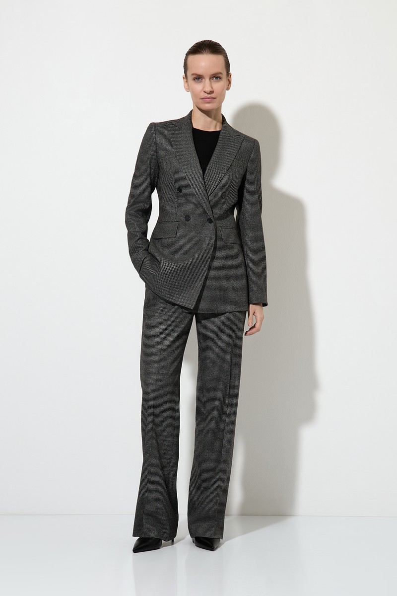 > Брючный костюм в мелкую клетку > №1