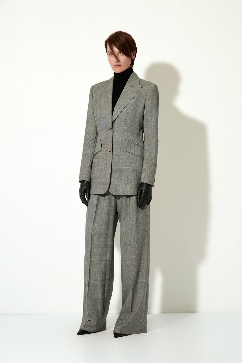 > Костюм однобортный в клетку > №1